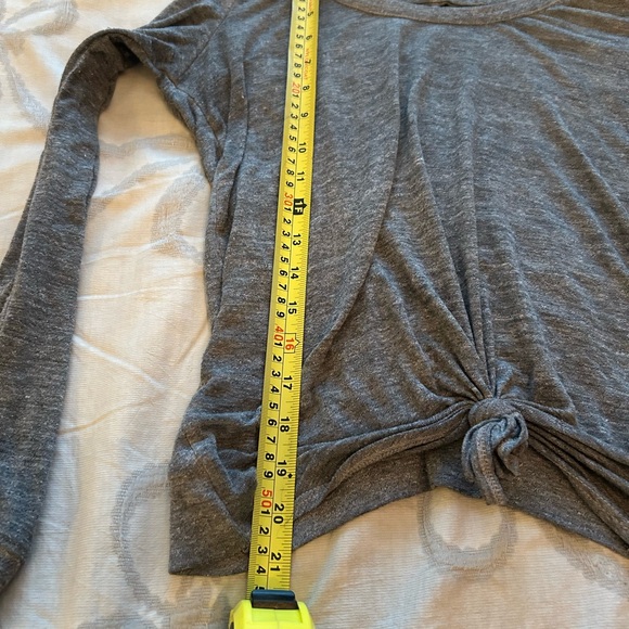 Chaser Charcoal Long Sleeve Women's Top - Picture 3 of 7